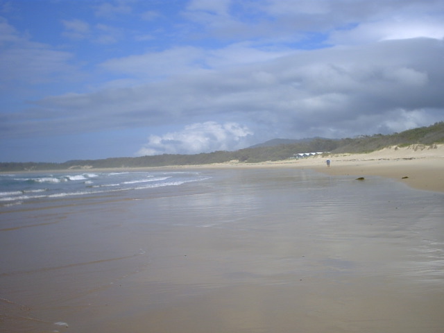 Beach, to the south